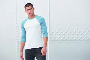 L-CV3200 Unisex 3/4 Sleeve Baseball T-Shirt